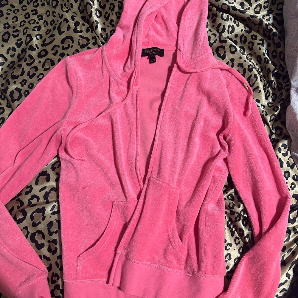 Juicy Couture Pink Velour Hoodie